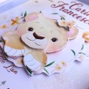 3Д рамка со податоци од раѓање (дизајн по избор) + простор за алки (опционално)